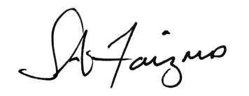 Saadia A. Faiz, MD, FCCP's script signature.