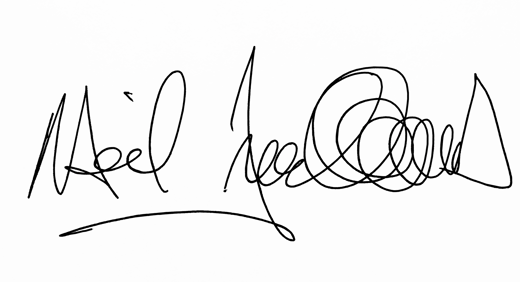 Neil Freedman, MD, FCCP's script signature.