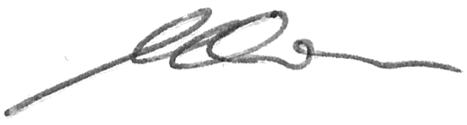Mark Lavercombe, MBBS, FCCP's script signature.